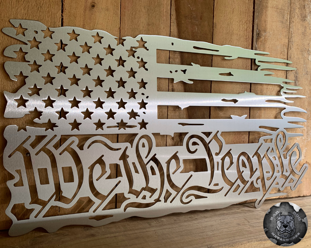 We the People Tattered Flag