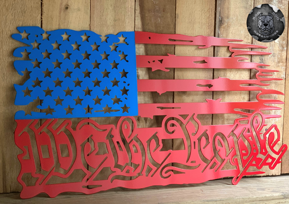 We the People Tattered Flag