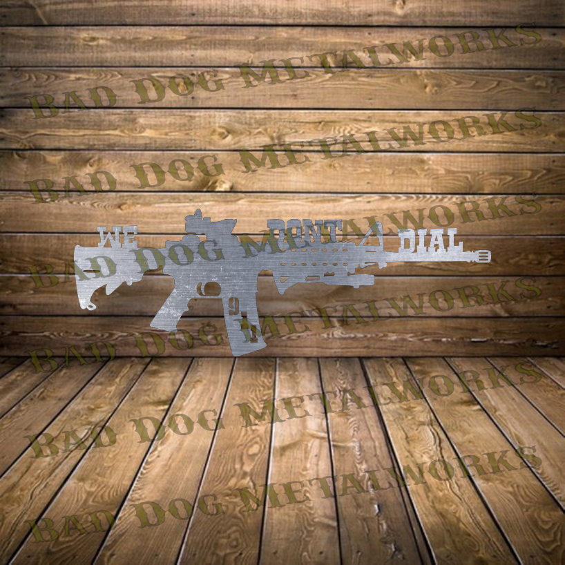 We Don't Dial 911 - Dxf and Svg