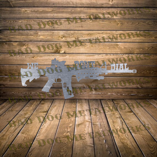 We Don't Dial 911 - Dxf and Svg