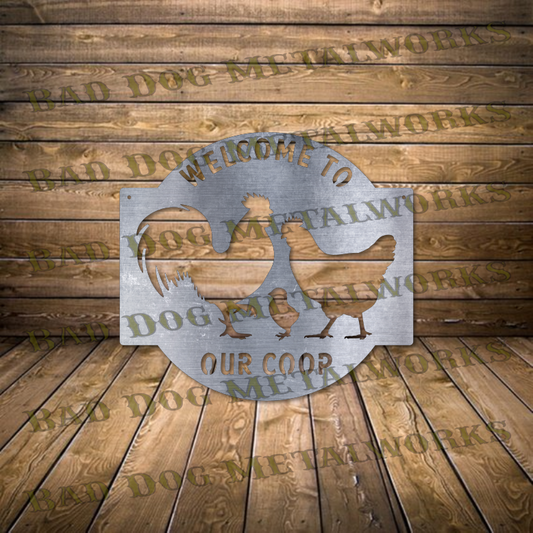Welcome to Our Coop - DXF and SVG