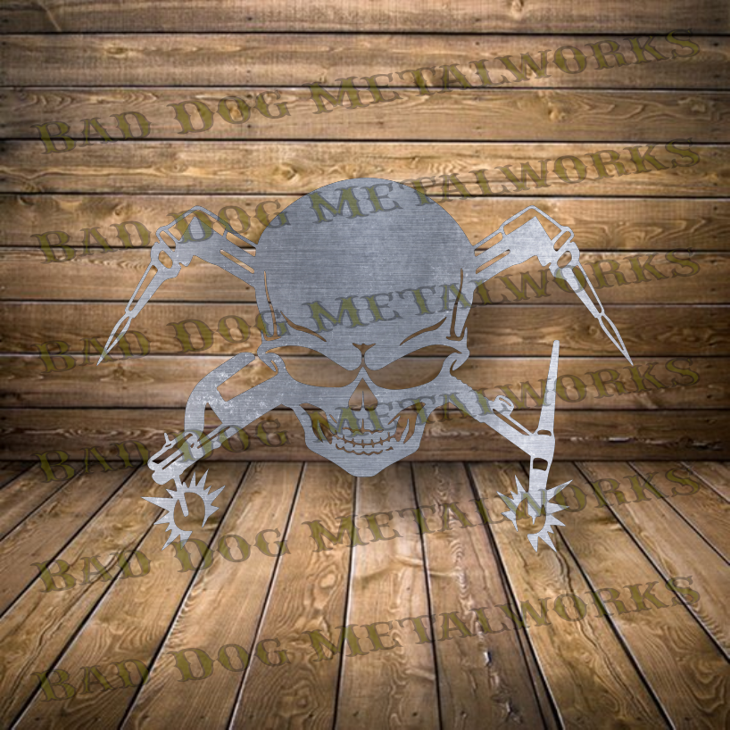 Welder Skull - Dxf and Svg