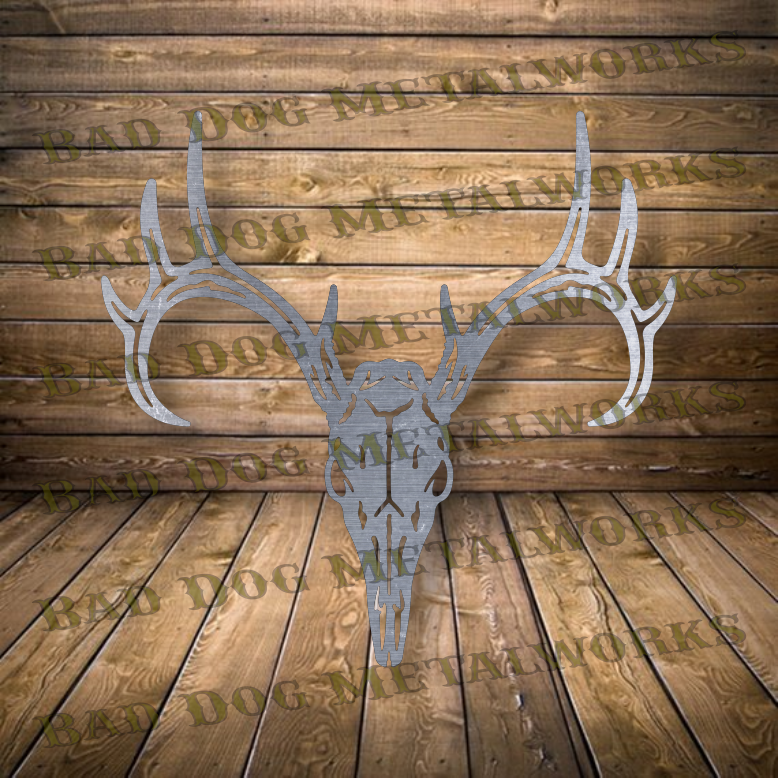 Whitetail Deer Skull - Dxf and Svg