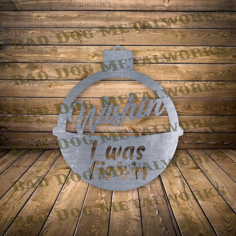 Wishin' I Was Fishin' Bobber - Dxf and Svg