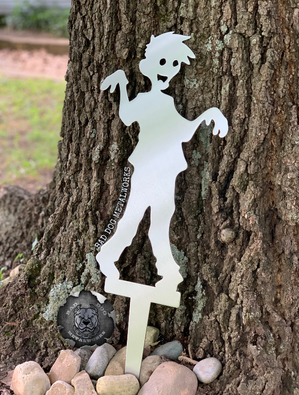 Zombie Girl/Zombie Boy Halloween Garden Stakes