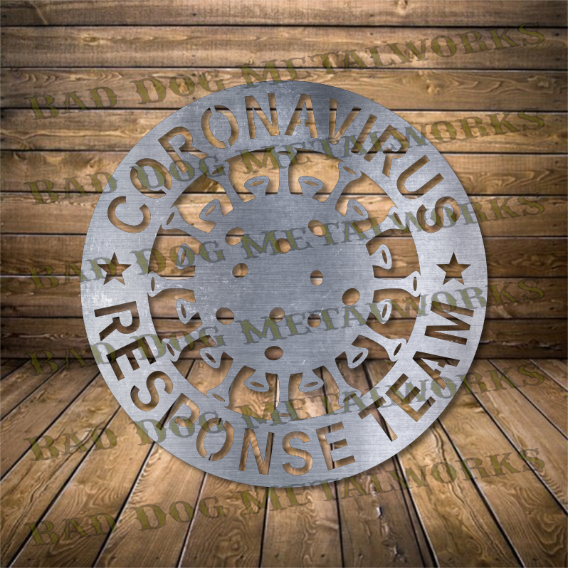 Coronavirus Response Team - Dxf and Svg
