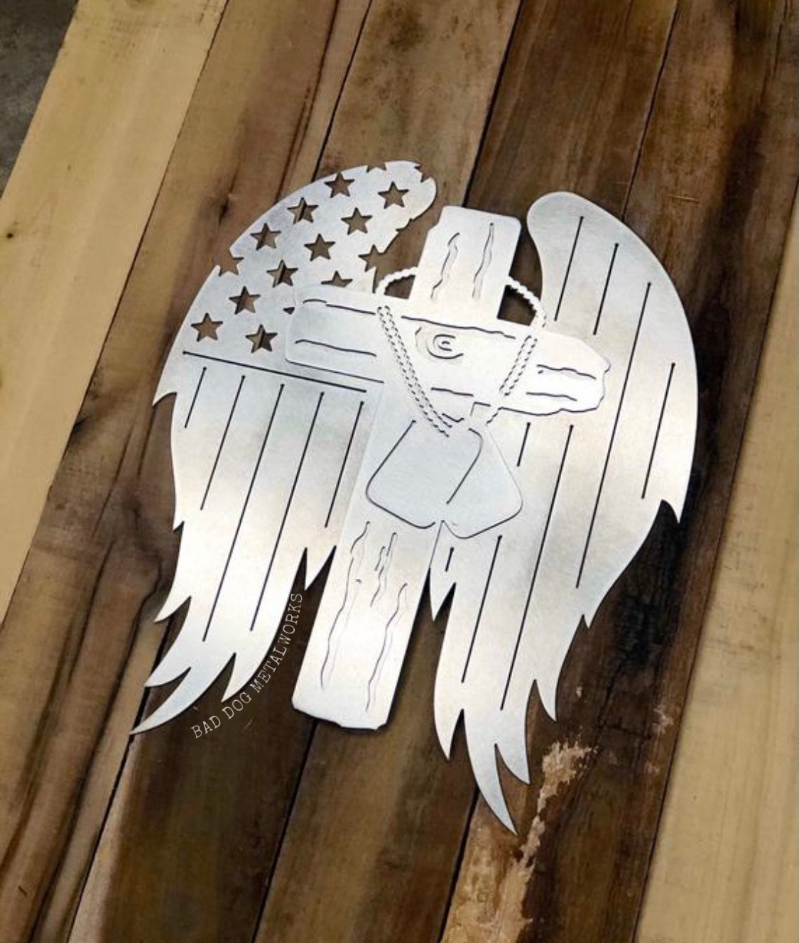 Patriotic American Flag Military Memorial Art