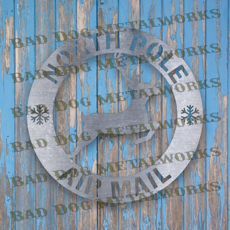 North Pole Air Mail - Dxf and Svg