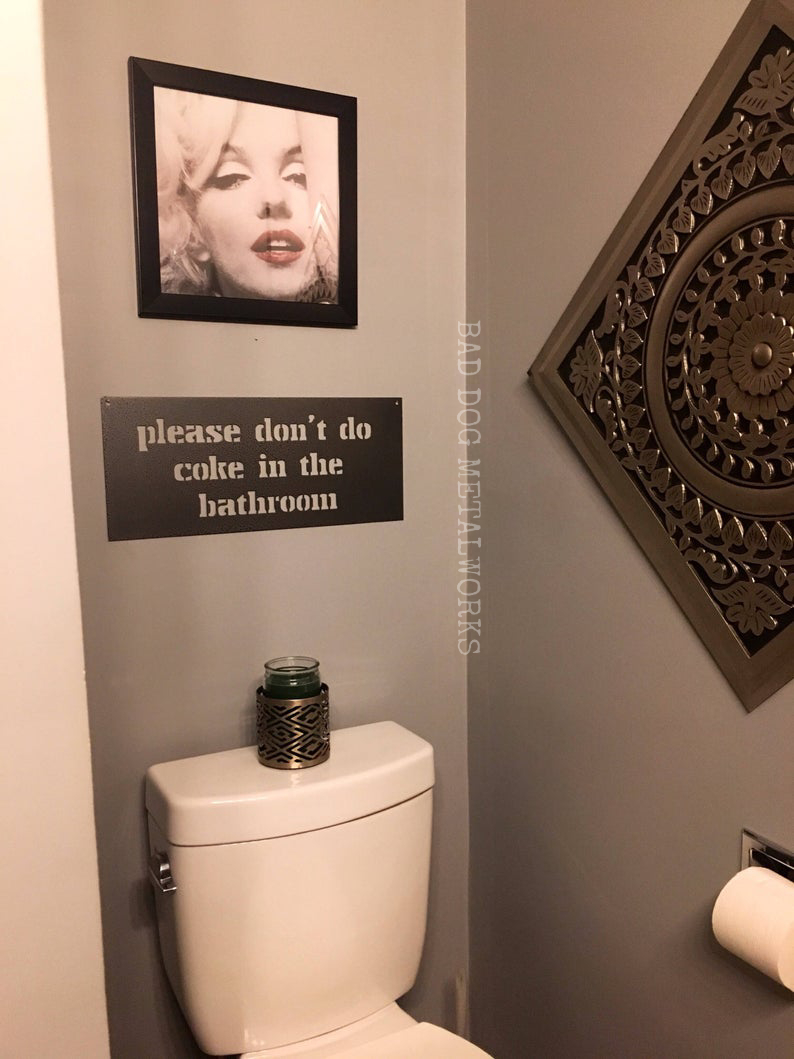 Please Don't Do Coke in the Bathroom