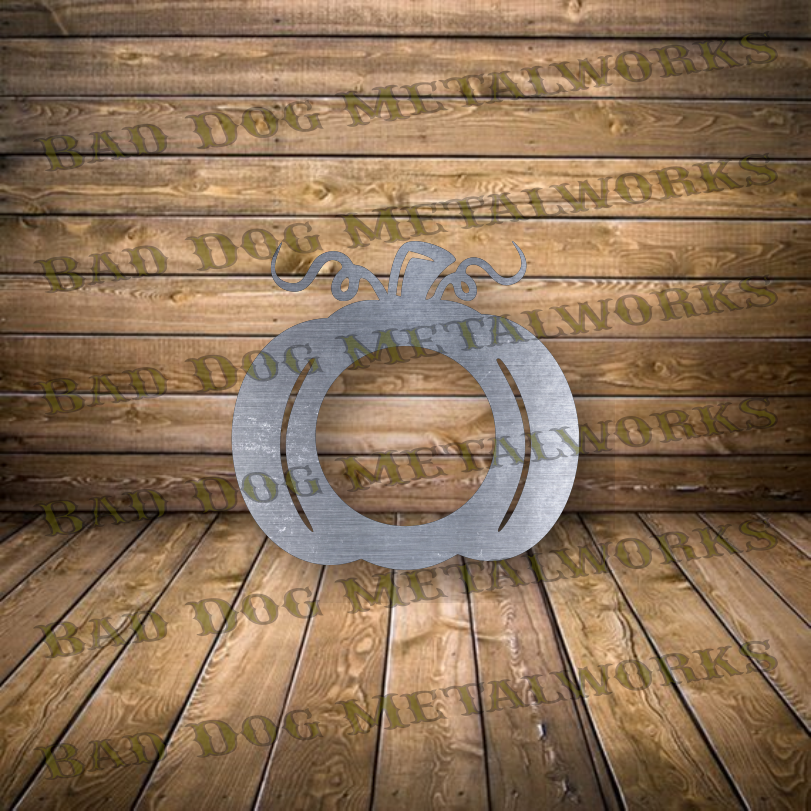 Pumpkin Monogram - Dxf and Svg