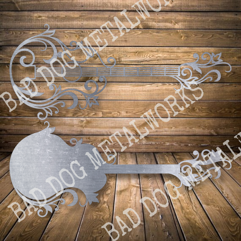 Vine Guitar - Dxf and Svg