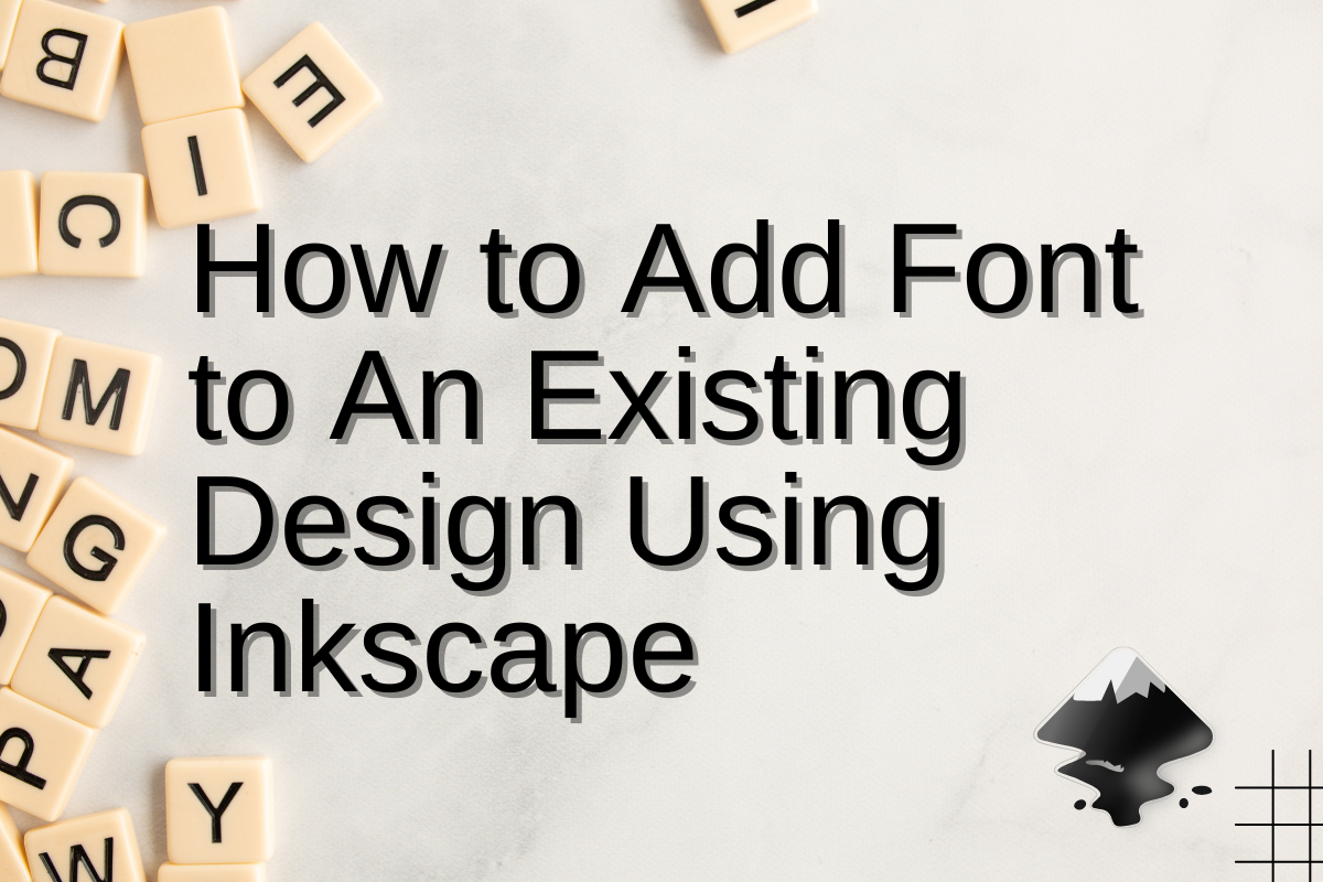Dog Inkscape How to Add Font to an Existing Design Using Inkscape – Bad Dog Metalworks