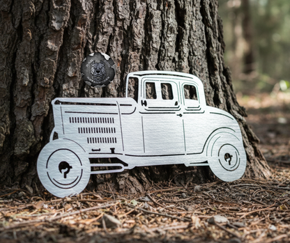 1932 Ford Side View Metal Art