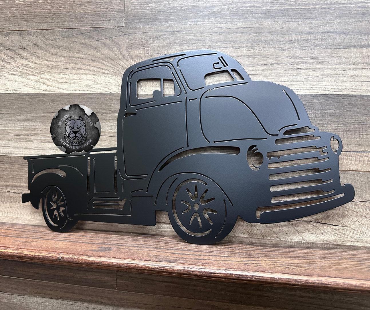 1950 Chevrolet COE Front End Metal Art