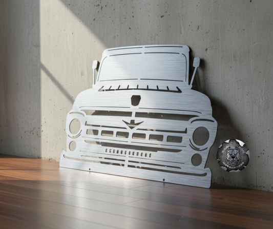 1957 Ford Pickup Truck Metal Art