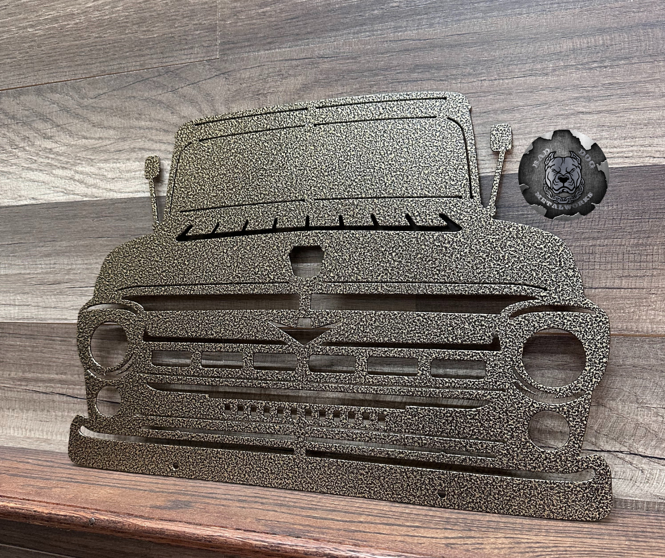 1957 Ford Pickup Truck Metal Art