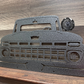 1965 Ford F100 Pickup Truck Metal Art