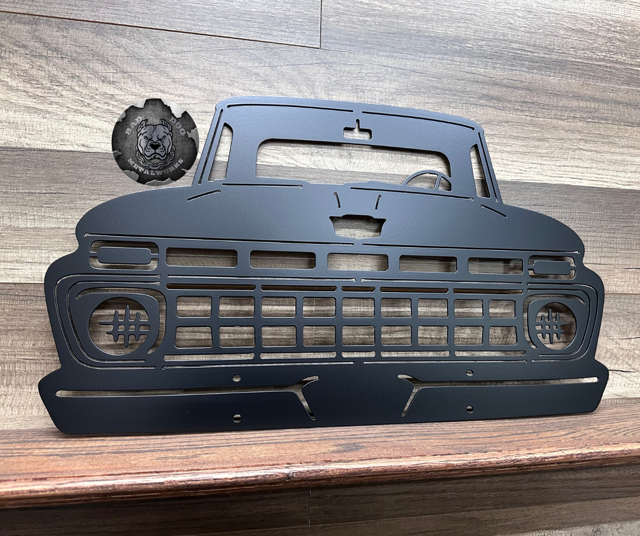 1965 Ford F100 Pickup Truck Metal Art
