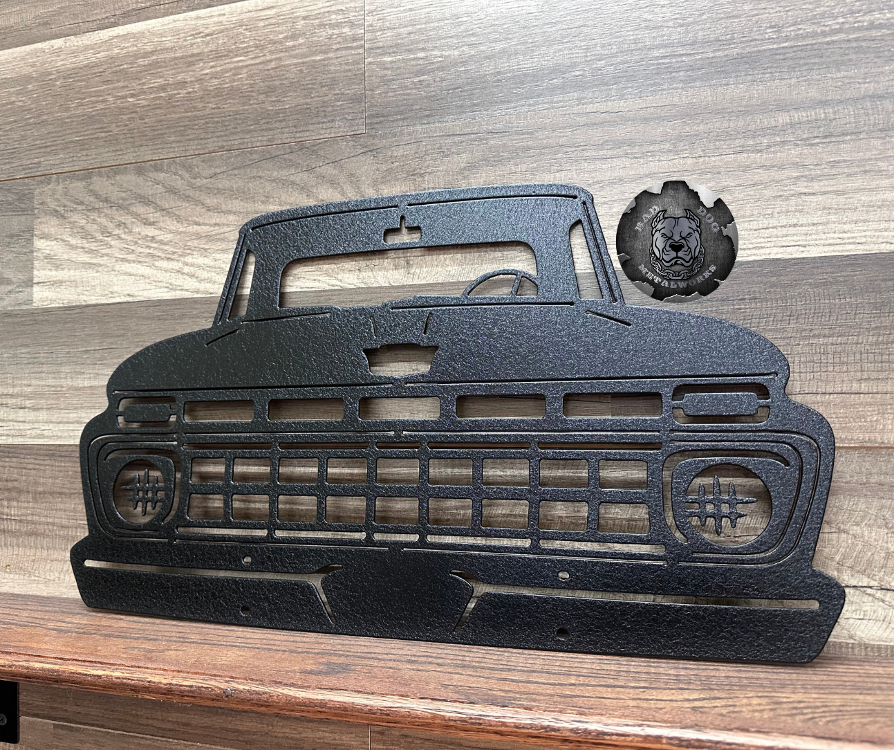 1965 Ford F100 Pickup Truck Metal Art