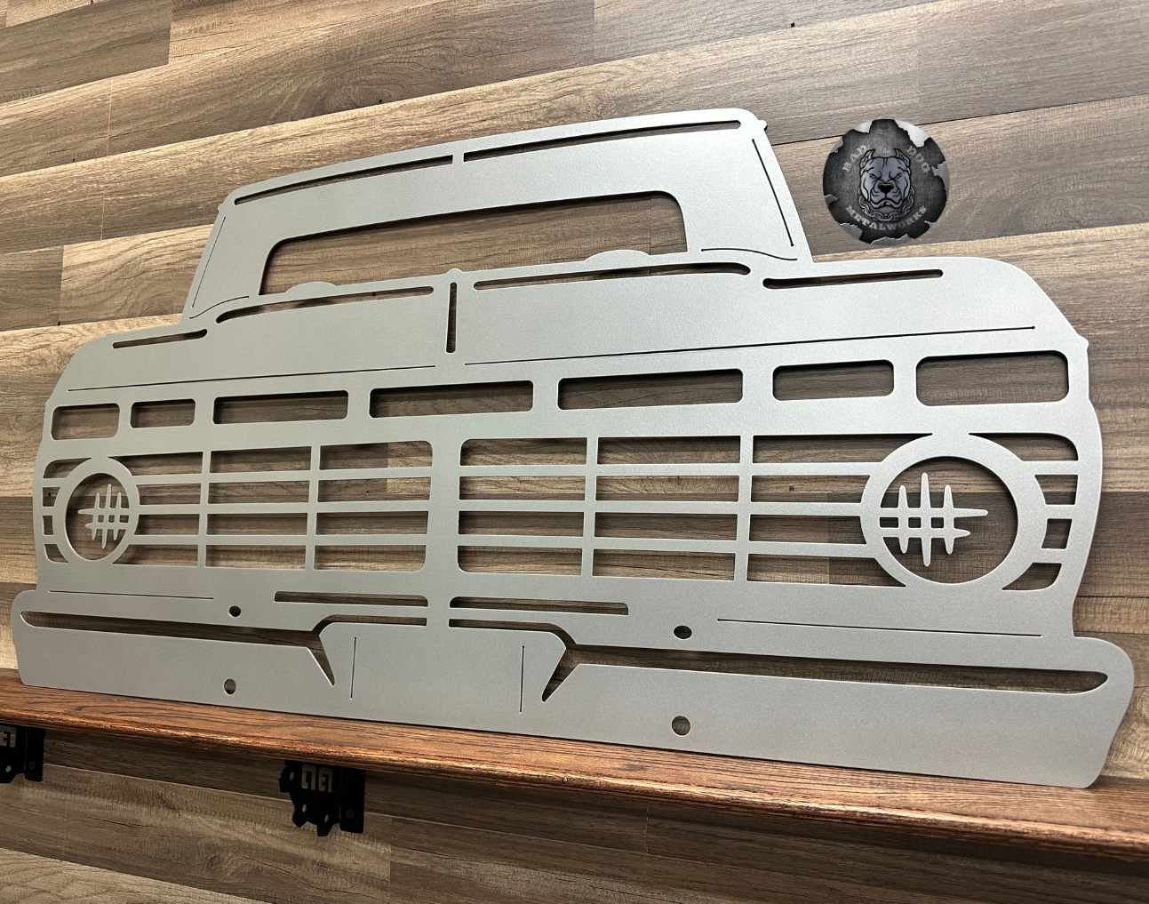 1973 Ford Pickup Truck Front End Metal Art