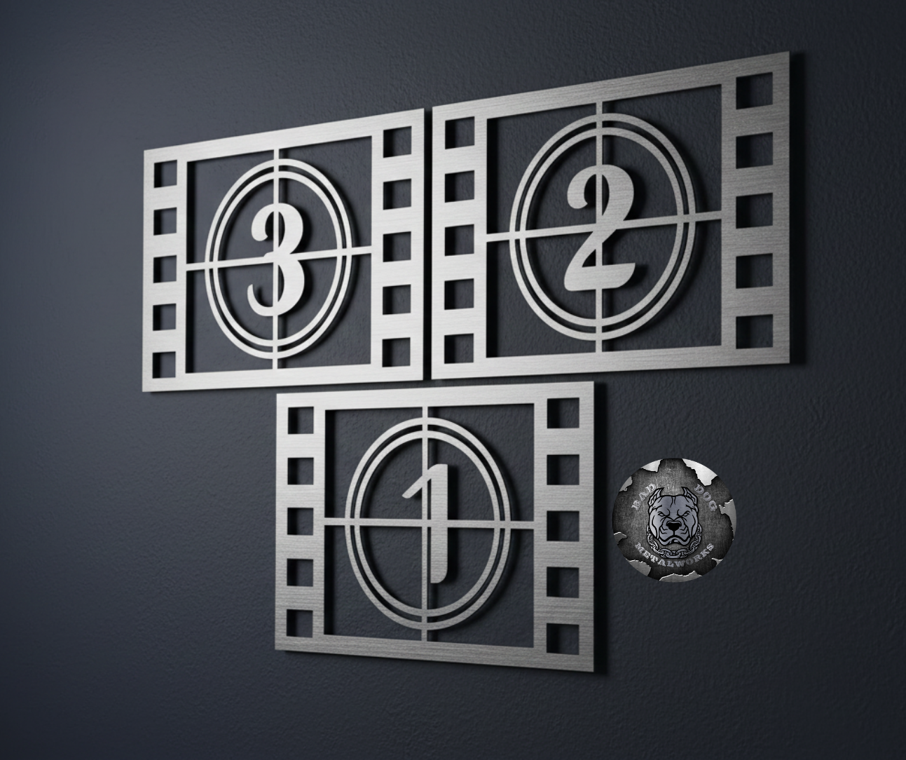 Three Piece Film Countdown Strips