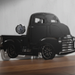 1950 Chevrolet COE Front End Metal Art