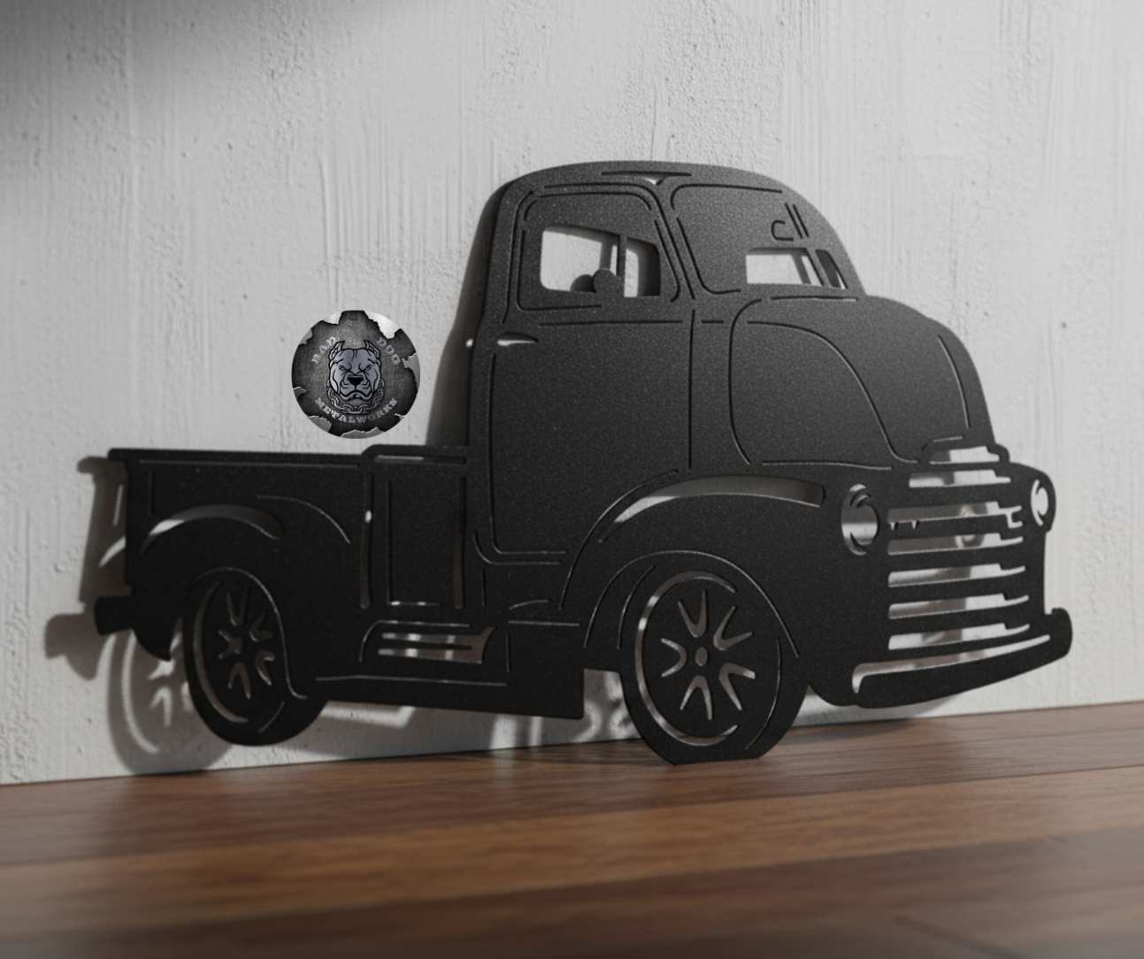 1950 Chevrolet COE Front End Metal Art