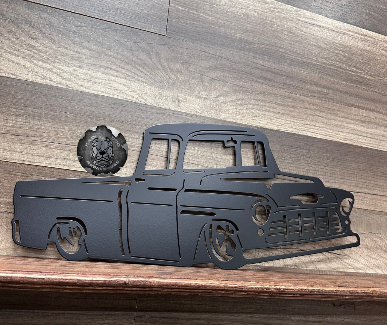 1955 Chevy Cameo Metal Art
