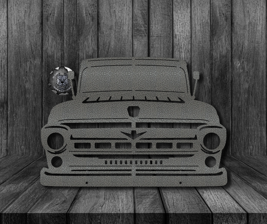1957 Ford Pickup Truck Metal Art