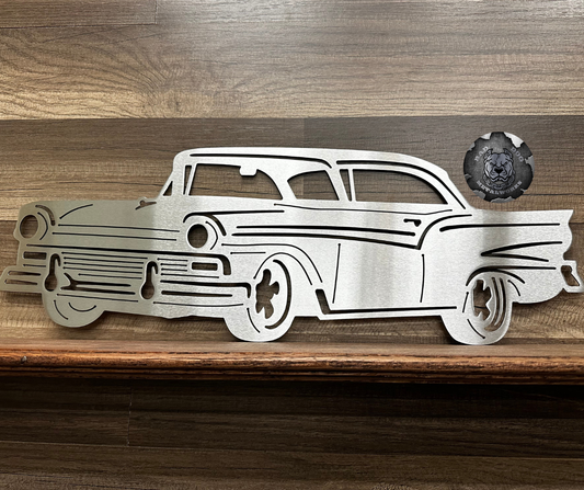1957 Ford Fairlane 2-Door Hard Top Metal Art