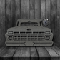 1965 Ford F100 Pickup Truck Metal Art