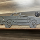1965 Mustang Convertible Metal Art