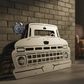 1965 Ford F100 Pickup Truck Metal Art