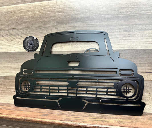 1966 Ford Truck Front End Metal Art