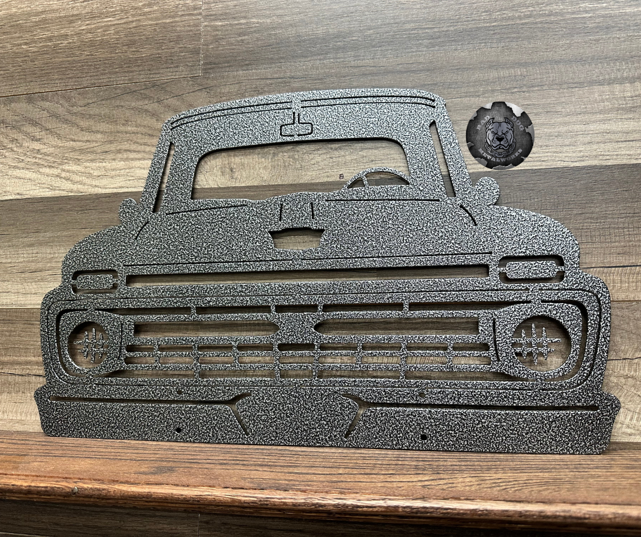 1966 Ford Truck Front End Metal Art