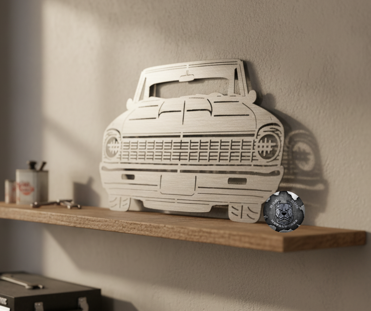 1967 Chevy Nova Front End Metal Art