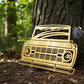 1968 Ford Bronco Front End Metal Art