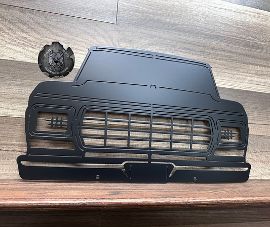 1979 Ford Pickup Truck Front End Metal Art