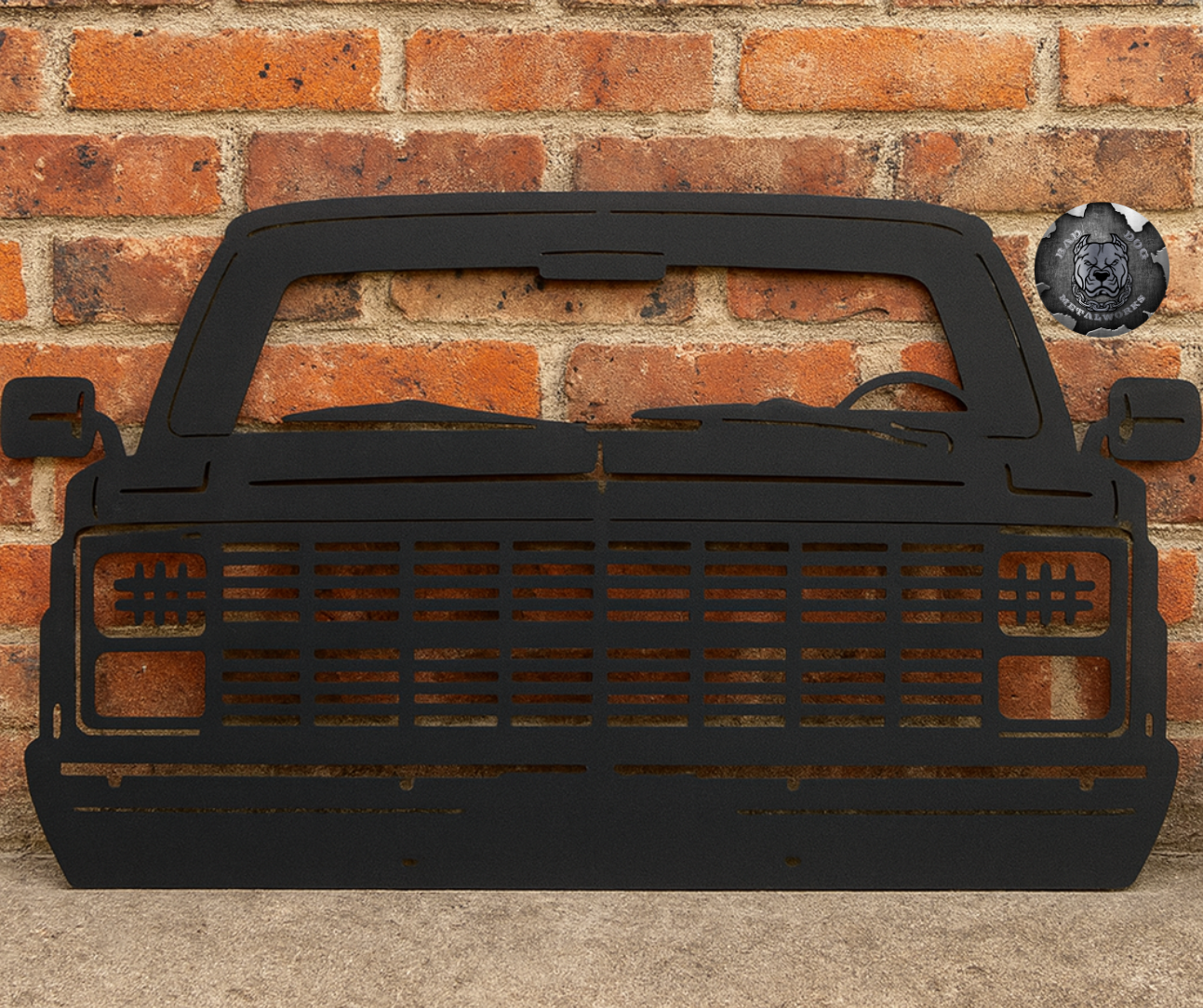 1984 Chevy C10 Front End Metal Art