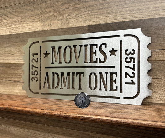 Movies Admit One Ticket