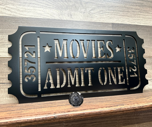 Movies Admit One Ticket