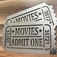 Movies Admit One Movie Ticket