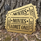 Movies Admit One Movie Ticket