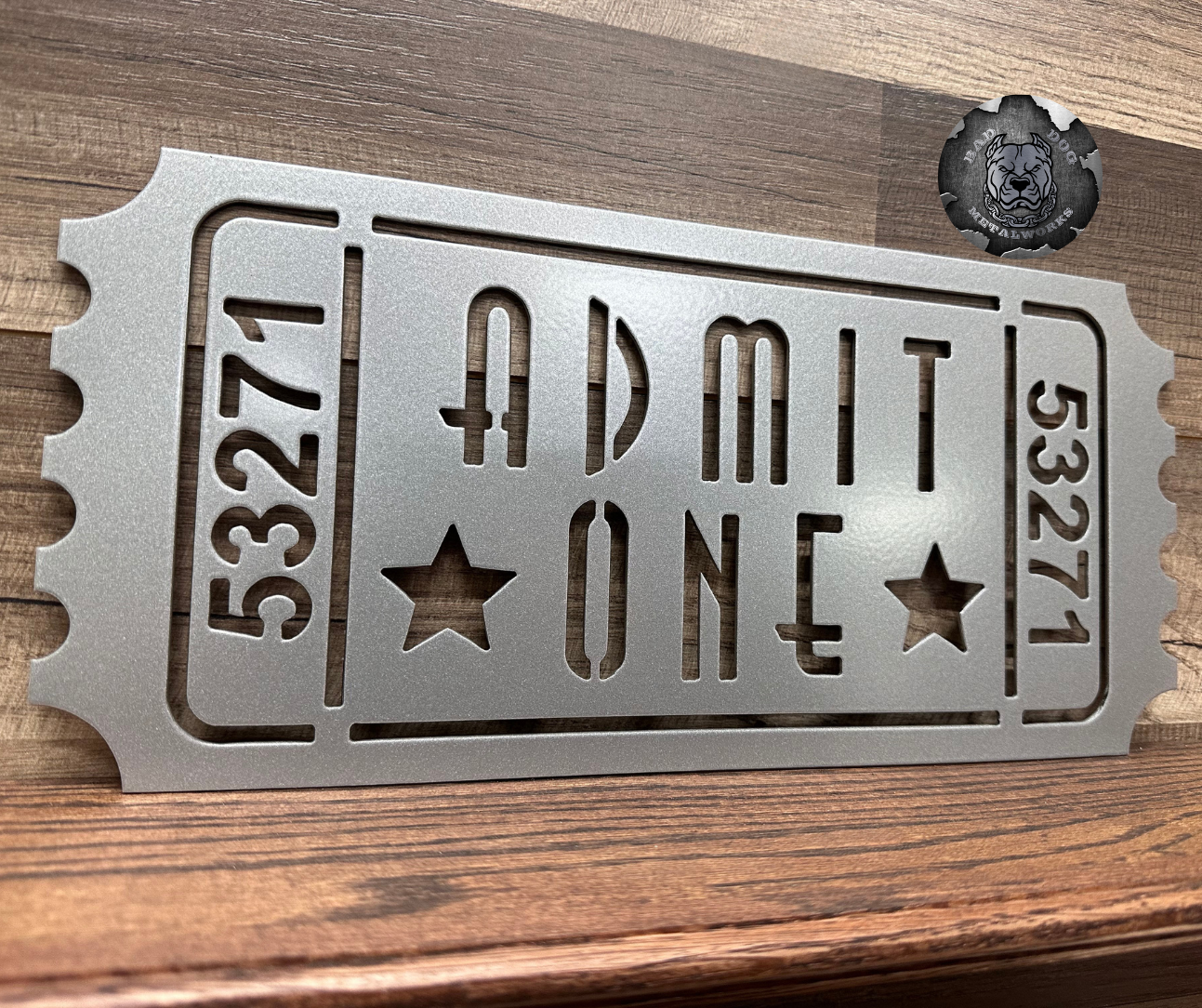 Admit One Retro Movie Ticket