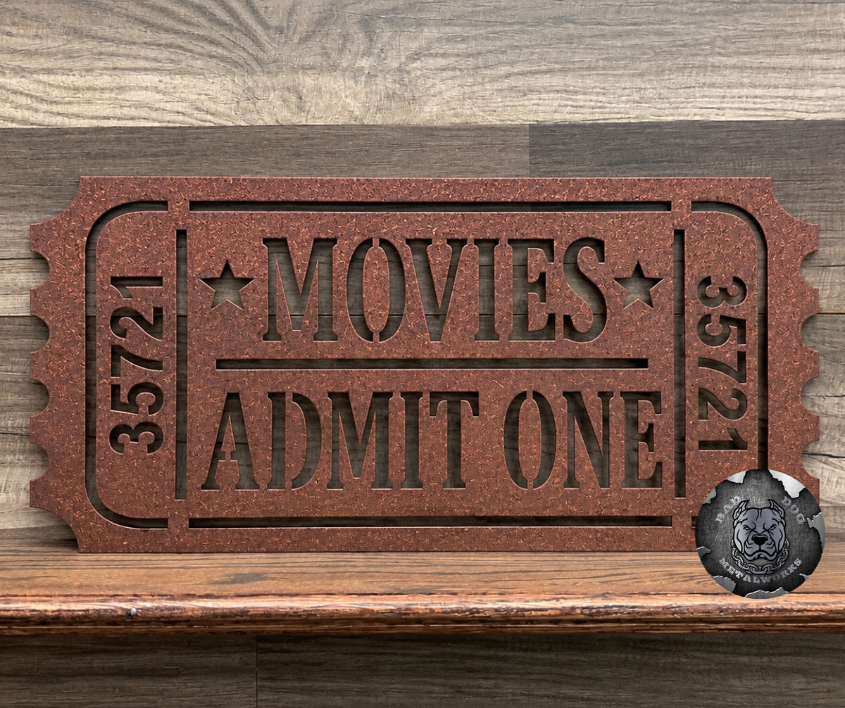 Movies Admit One Ticket