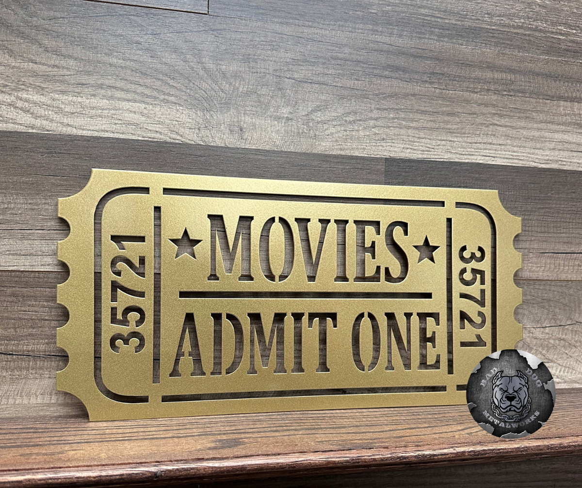 Movies Admit One Ticket