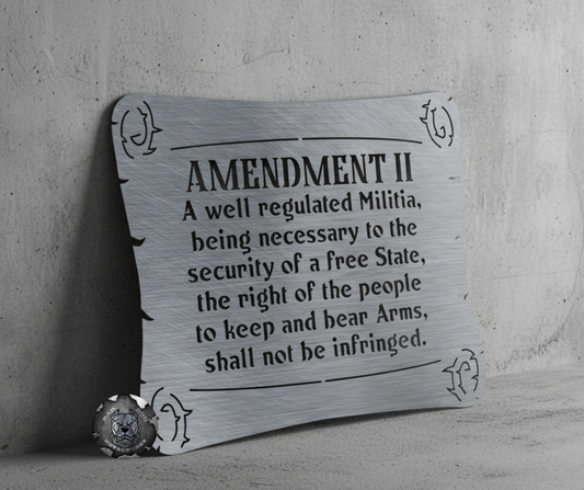 Second Amendment Scroll