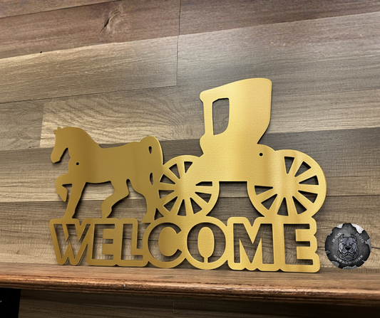 Amish Horse and Buggy Welcome