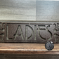 Art Deco Ladies or Gentlemen Bathroom Plaque