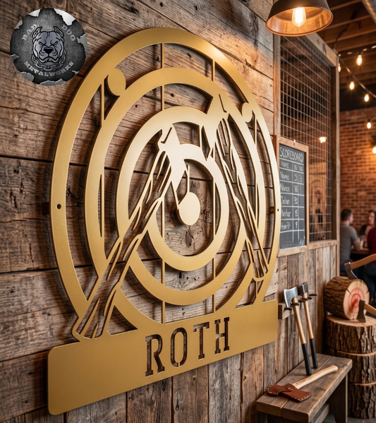 Axe Throwing Monogram